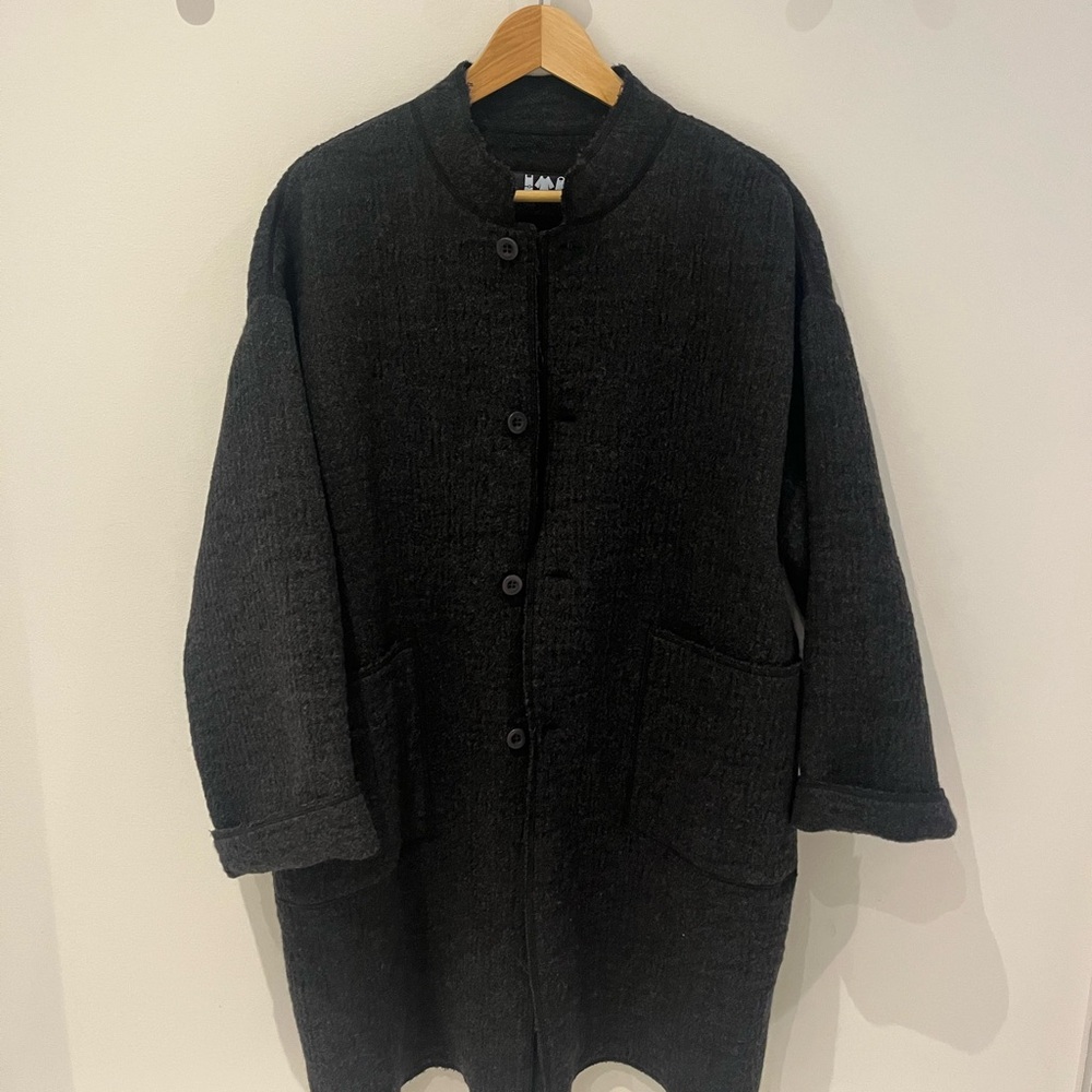Women's Black Button-Up Jacket